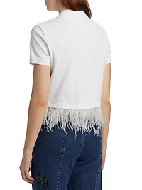 Reign Feather-Hem Top