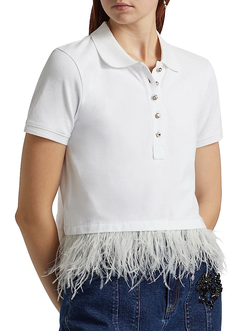 Reign Feather-Hem Top