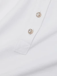 Reign Feather-Hem Top