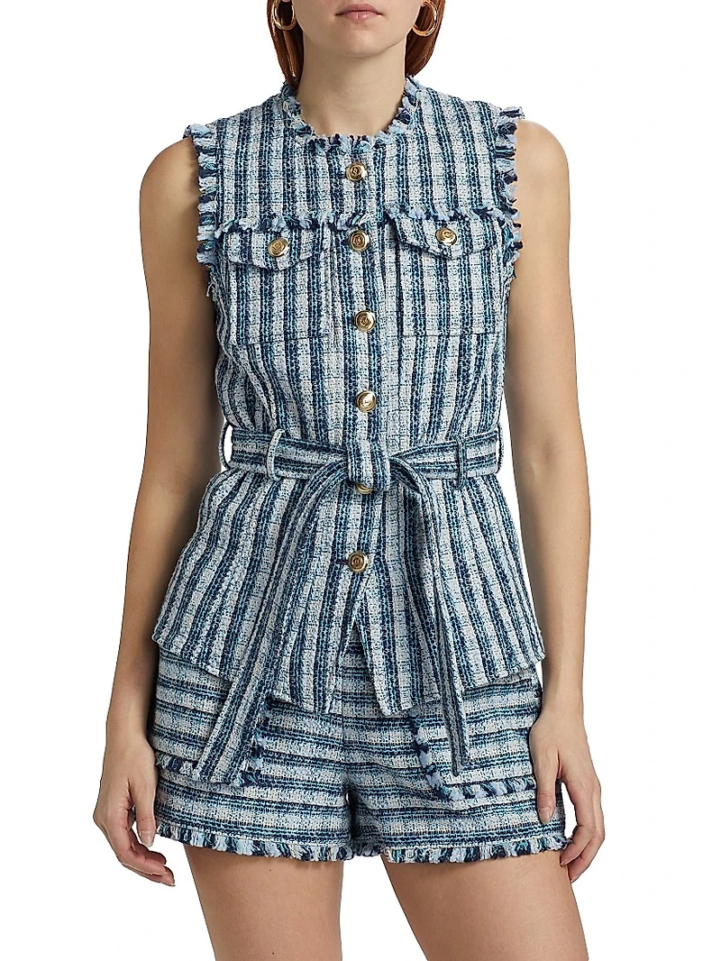 Matilda Renee Tweed Vest