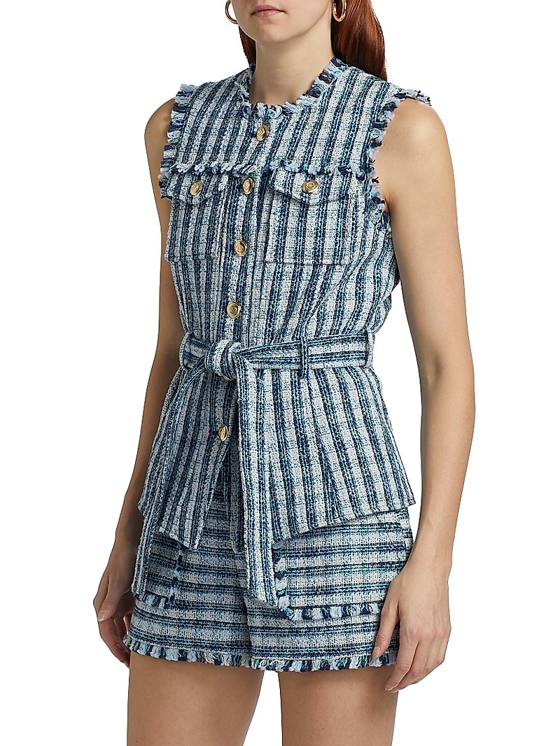 Matilda Renee Tweed Vest