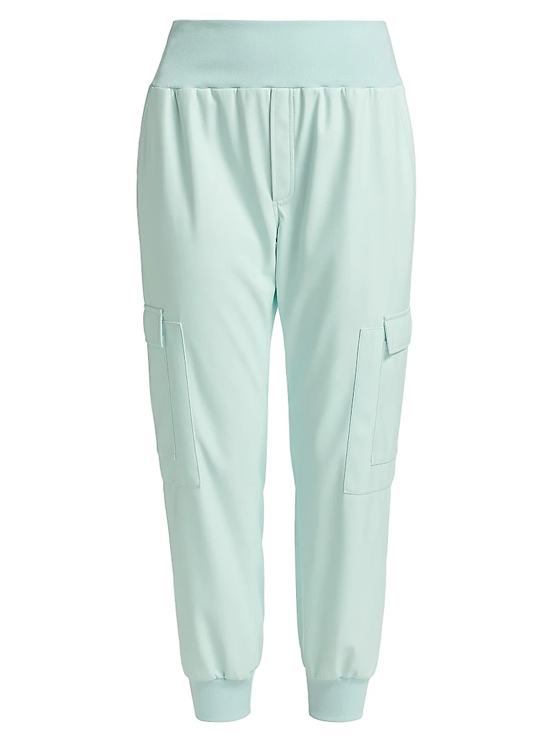 Giles Vegan Leather Cargo Pants