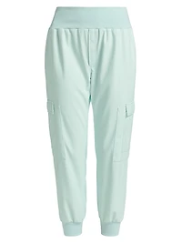 Giles Vegan Leather Cargo Pants