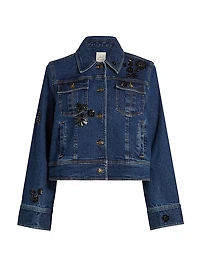 Riveria Embellished Denim Jacket