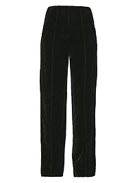 Fiona Velvet Straight Leg Trousers
