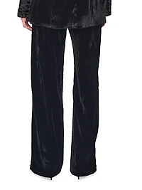 Fiona Velvet Straight Leg Trousers