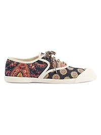 Bay By Sneakers Voyage Imaginaire Denim Fabric