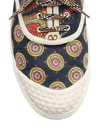 Bay By Sneakers Voyage Imaginaire Denim Fabric