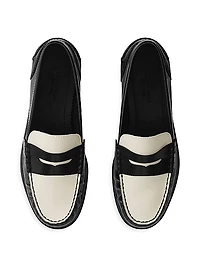 Carter Two-Tone Leather Loafers
