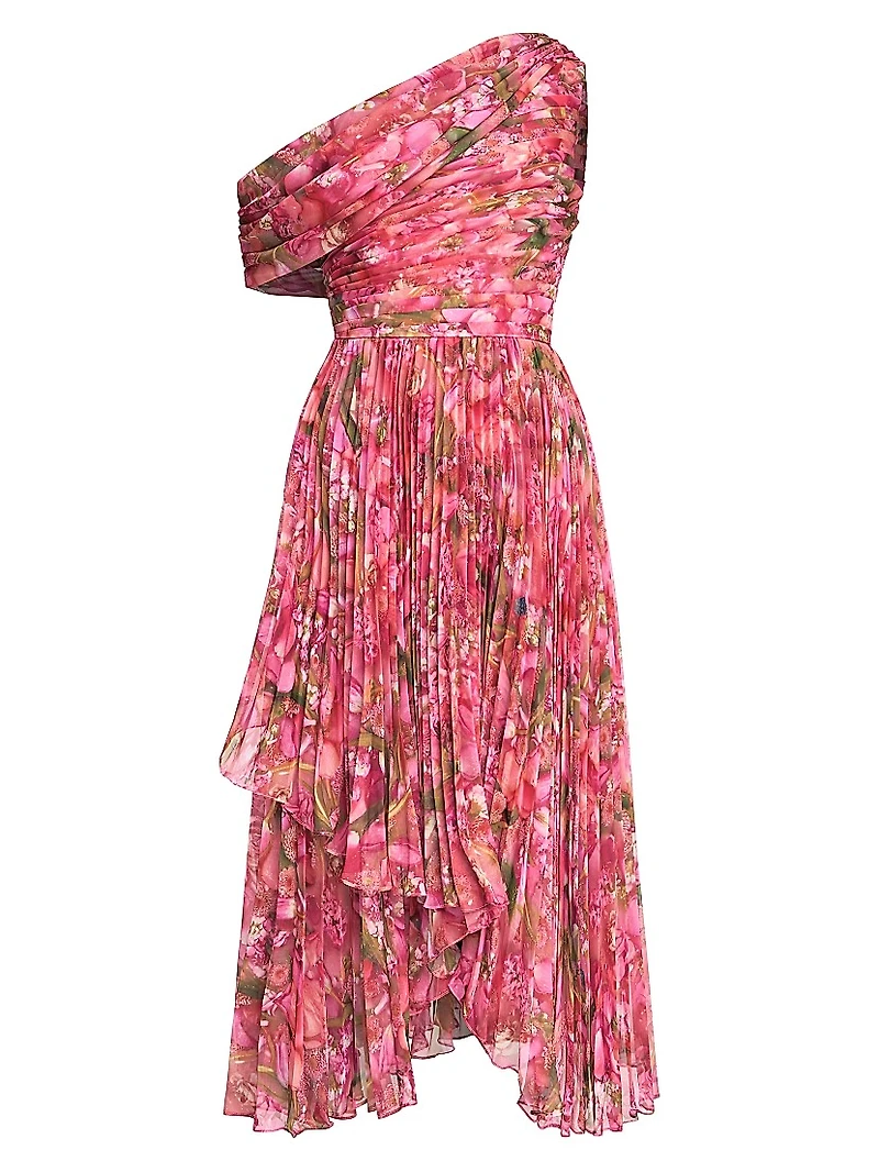 Katia Floral Chiffon Midi dress