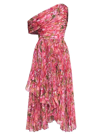 Katia Floral Chiffon Midi dress
