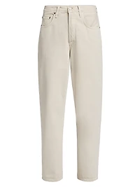 V-Waist Baggy Straight-Leg Jeans