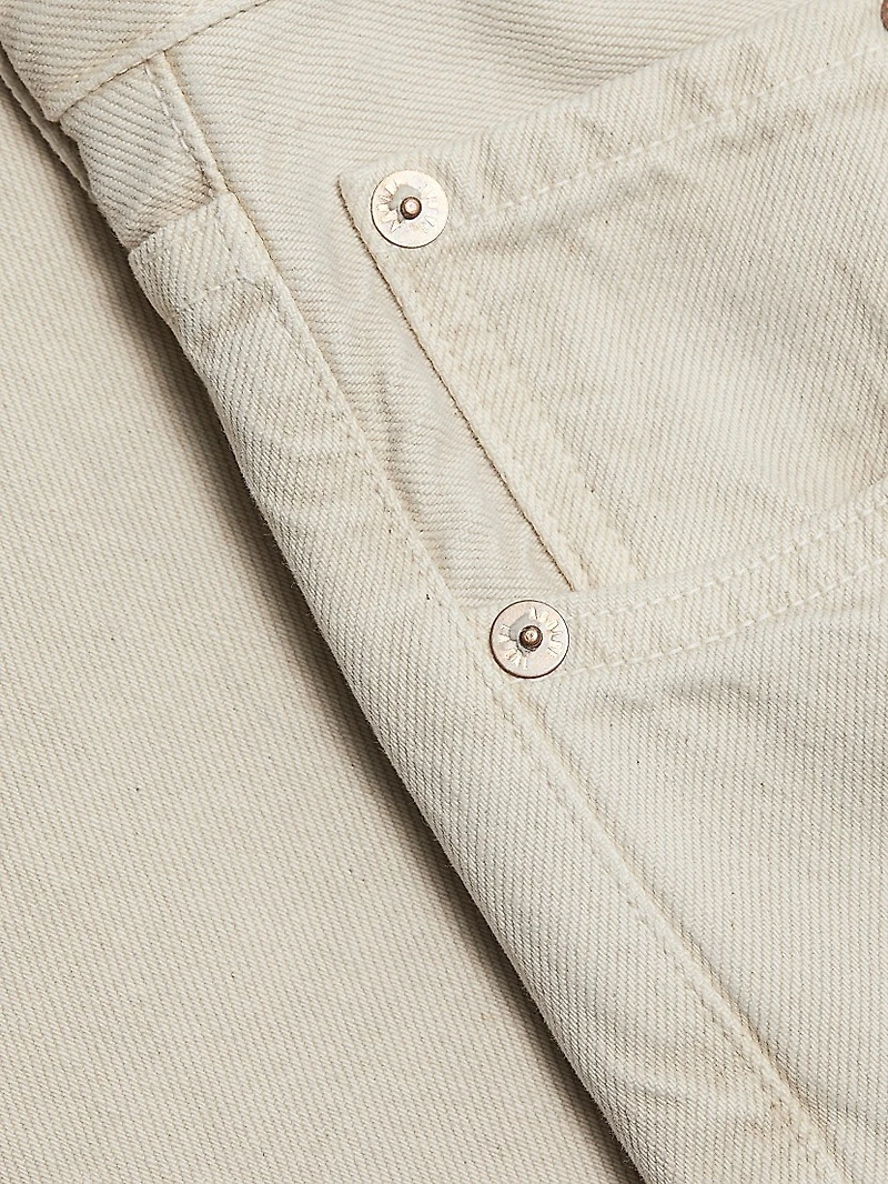 V-Waist Baggy Straight-Leg Jeans