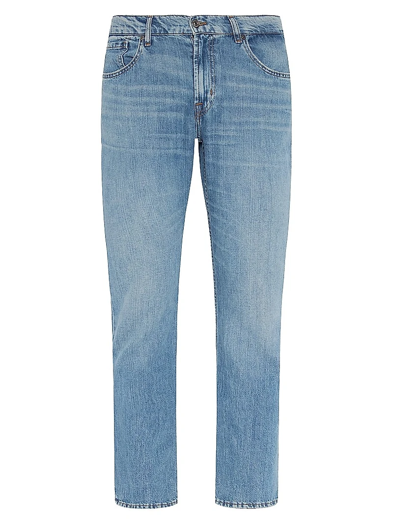 The Straight Mid-Rise Jeans