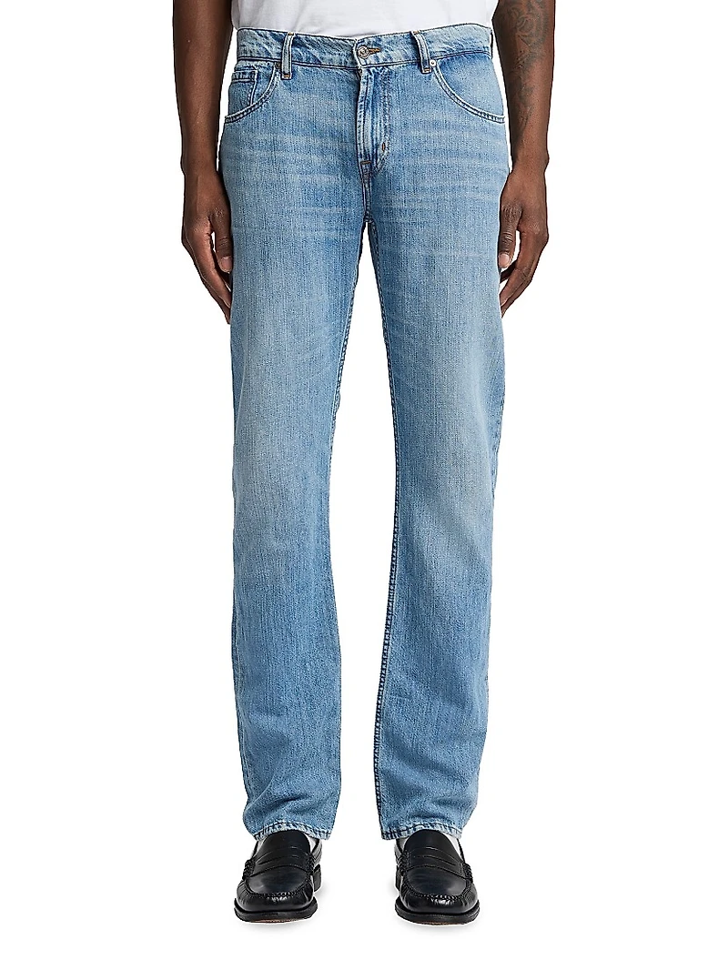 The Straight Mid-Rise Jeans