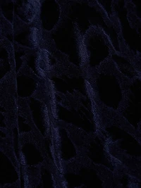 Leopard Velvet Ruched Gown