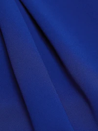 Floral Lace & Cady Cold-Shoulder Gown