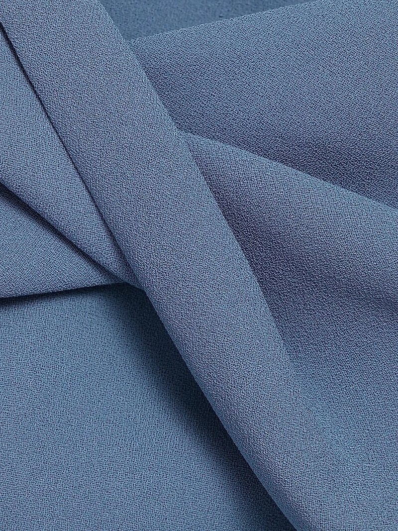 Crêpe Twist Off-the-Shoulder Gown