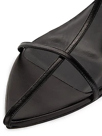 T-Strap Leather Sandals