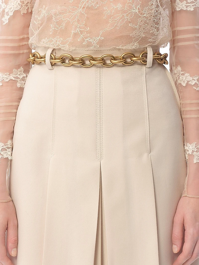 VLogo Signature Chain Belt