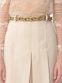 VLogo Signature Chain Belt