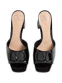 VLogo Signature 60MM Patent Leather Slide Sandals
