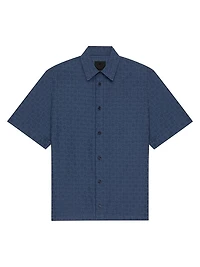 Shirt Shiny Monogram 72 Denim