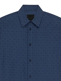Shirt Shiny Monogram 72 Denim