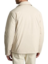 Hyde Button-Front Long-Sleeve Overshirt