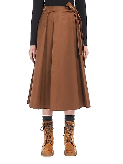 Tema Wrap Midi-Skirt