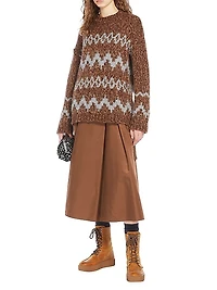 Tema Wrap Midi-Skirt
