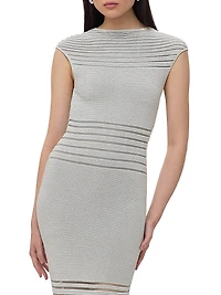 The Camila Sheer Stripe Mermaid Gown