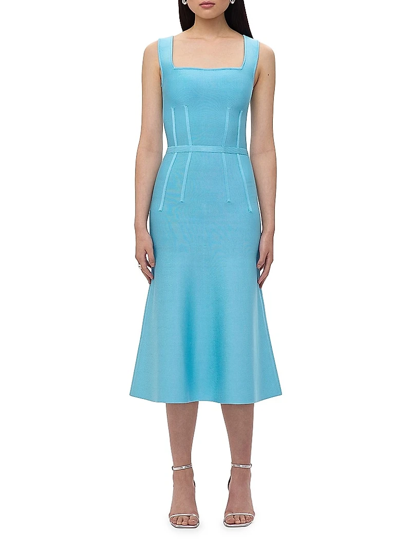 The Cecilia Seamed Cocktail Dress