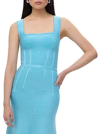 The Cecilia Seamed Cocktail Dress