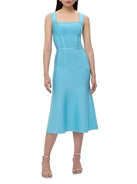 The Cecilia Seamed Cocktail Dress