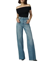 Petite Mia Wide-Leg Jeans