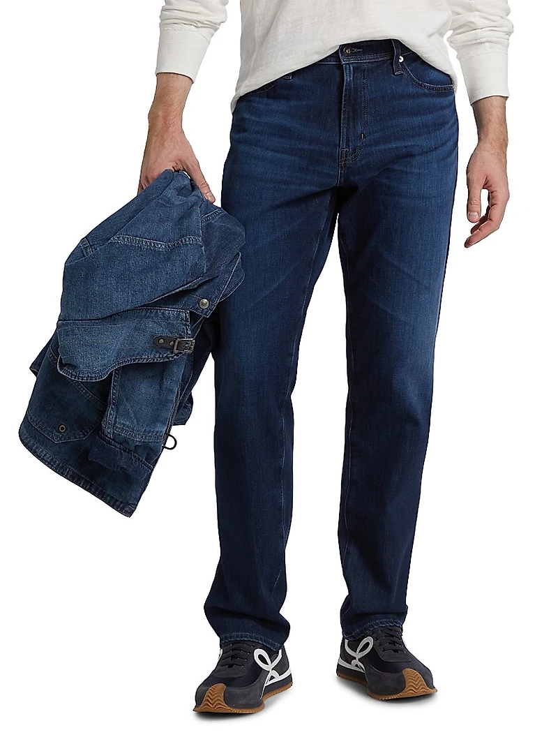 Graduate Mid-Rise Straight-Leg Jeans