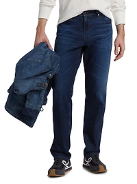 Graduate Mid-Rise Straight-Leg Jeans