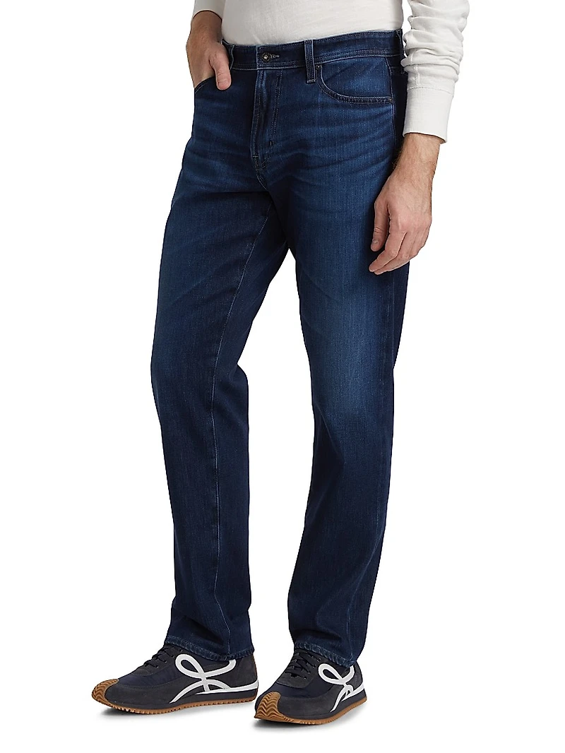 Graduate Mid-Rise Straight-Leg Jeans