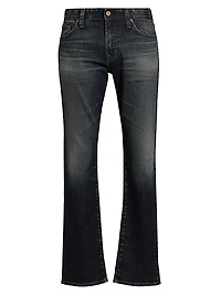 Everett Mid-Rise Straight-Leg Jeans