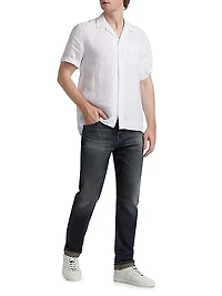 Everett Mid-Rise Straight-Leg Jeans