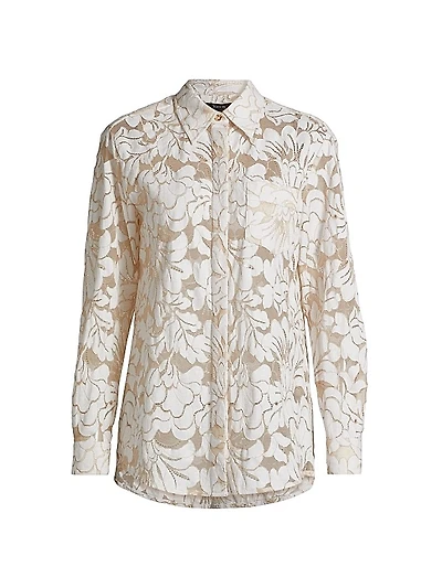 Riley Floral Boyfriend Shirt
