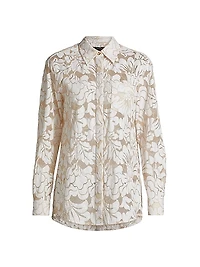 Riley Floral Boyfriend Shirt