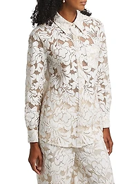 Riley Floral Boyfriend Shirt