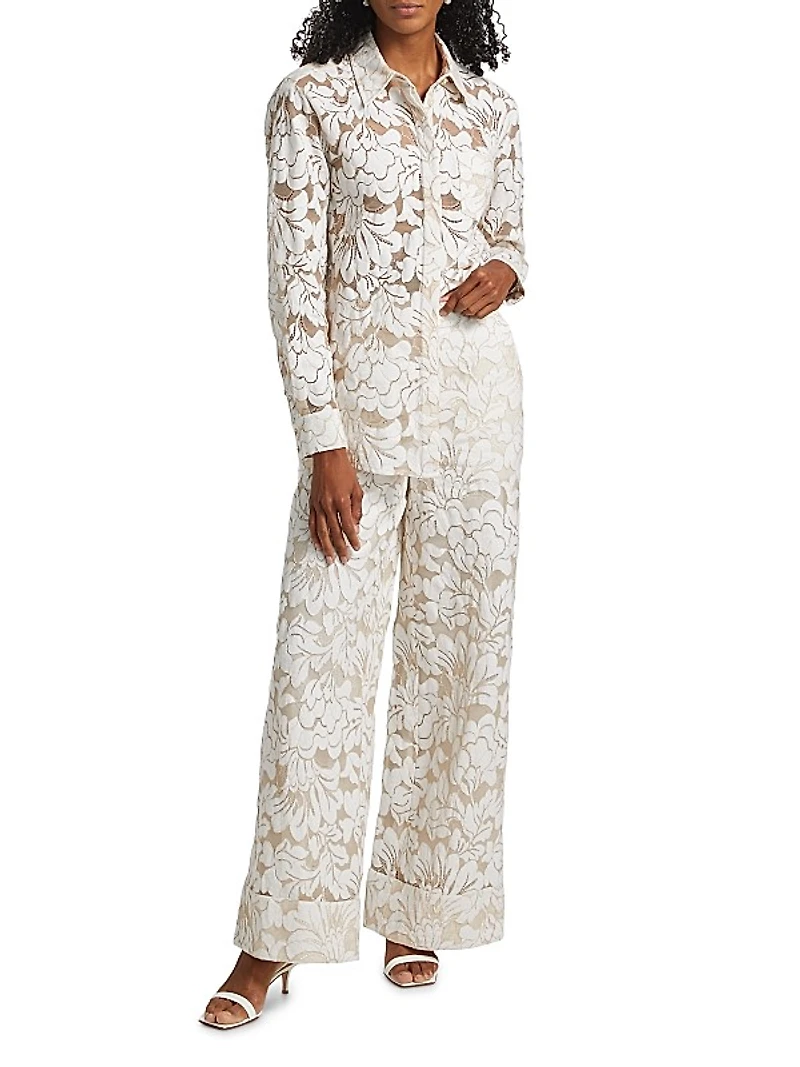 Riley Floral Boyfriend Shirt