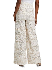 Suri Floral Wide-Leg Pants