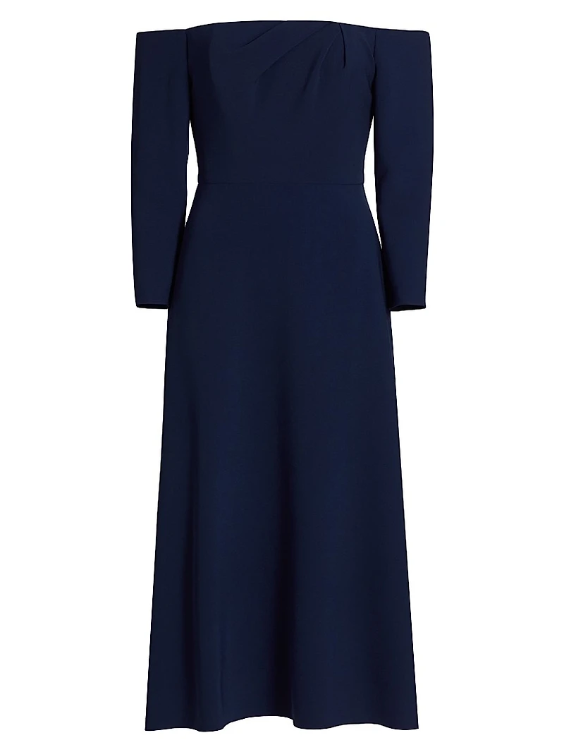 Off-the-Shoulder Midi-Dress