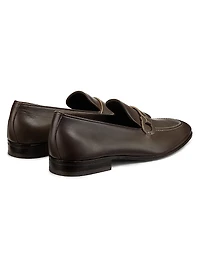 Gancini Leather Loafers