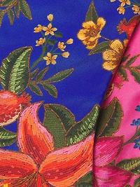 Summer Fruit High-Waisted Bikini Bottom