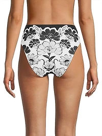 Floral High-Rise Bikini Bottom